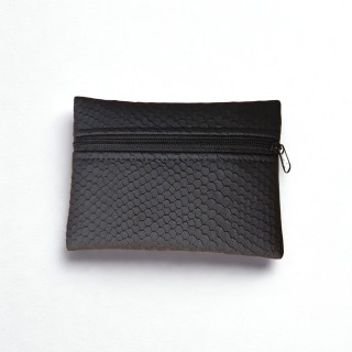 Porte Monnaie Plat Noir