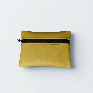 Porte Monnaie Plat Jaune