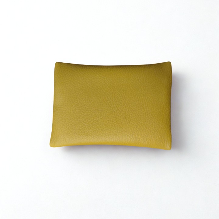 Porte Monnaie Plat Jaune