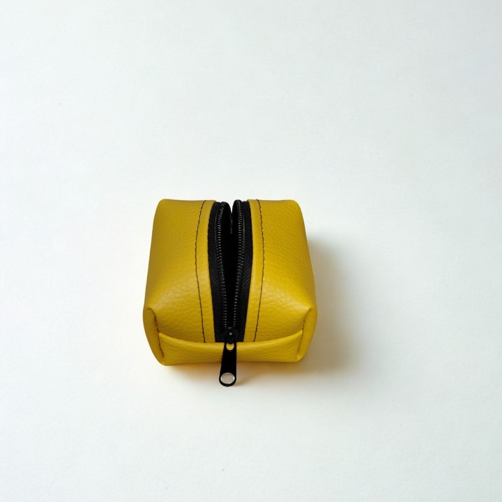 Porte Monnaie Cube Jaune