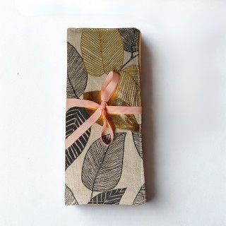 Etui Salle de Bain Doré et Rose