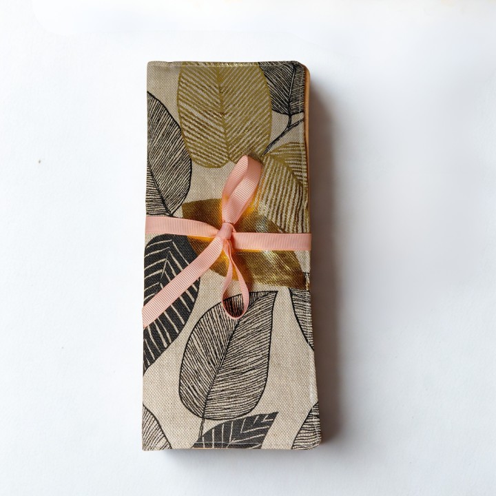 Etui Salle de Bain Doré et Rose