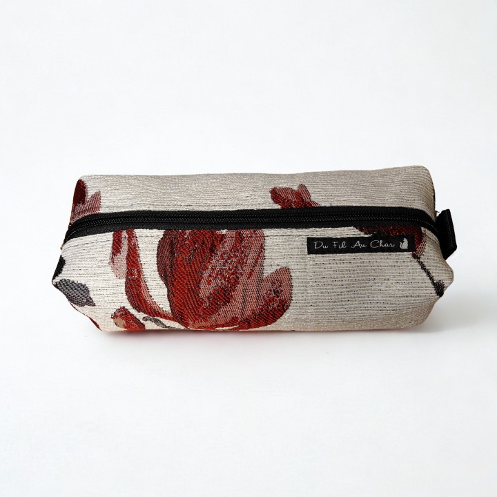 La Trousse Fleurs Rouge