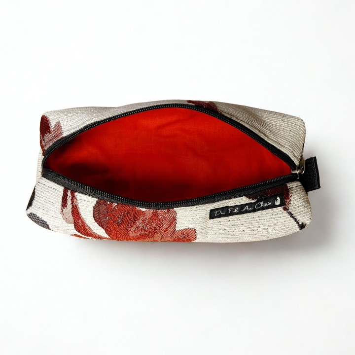 La Trousse Fleurs Rouge